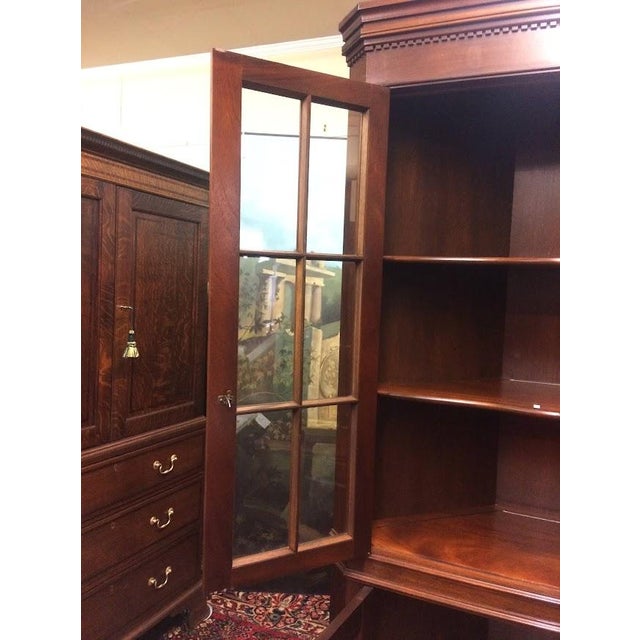 Craftique Corner Cabinet, Corner Cupboard For Sale - Image 9 of 10