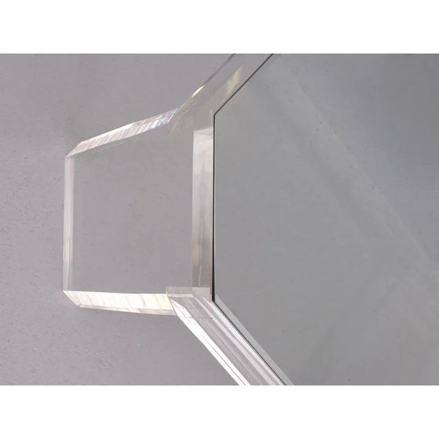Octagonal Acrylic Coffee Table by David Lange, 1978 For Sale - Image 6 of 12