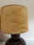 Mid-Century Modern Mid 20th Century Brown Ceramic Table Lamps With Vintage Cork Shades, a Pair For Sale - Image 3 of 8