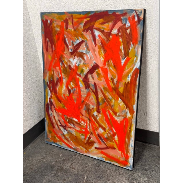 David Wong “Brad” Abstract Acrylic on Canvas, Circa 2009 For Sale - Image 12 of 12