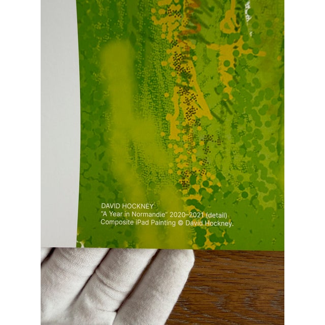 Art poster featuring a detail from A Year in Normandie (2020–2021) by David Hockney. This work is part of Hockney’s...