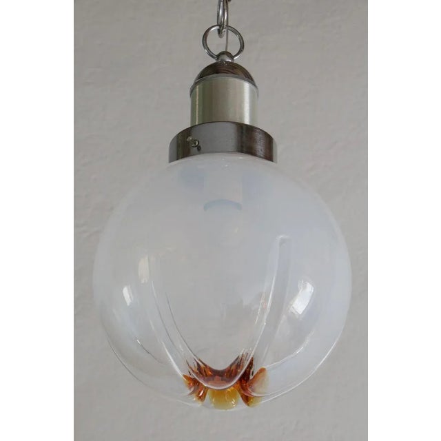 Italian Ball Pendant Lamp from Mazzega, 1970s For Sale - Image 6 of 18
