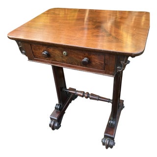 William IV Mahogany Side Table For Sale