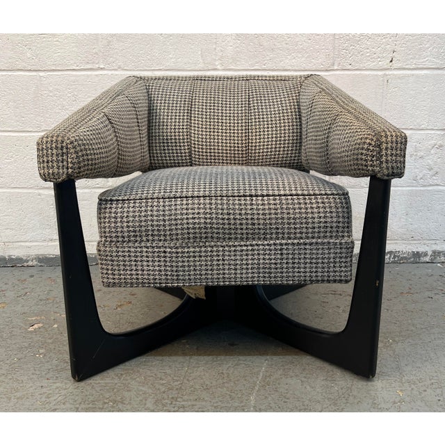 Mid-Century Modern Mid 20th Century Adrian Pearsall for Craft Associates X-Base Lounge Chair, Attributed For Sale - Image 3 of 16