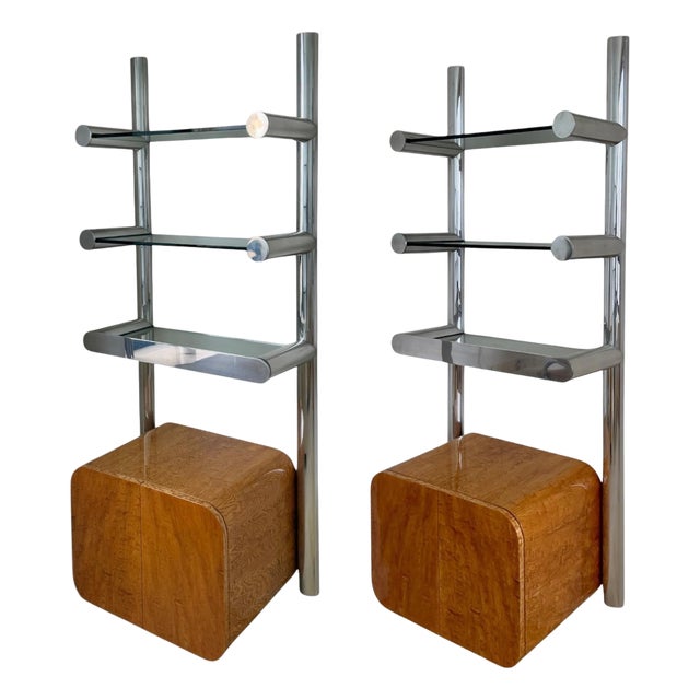Janet Schweitzer "Obra" Shelving Units by Pace For Sale