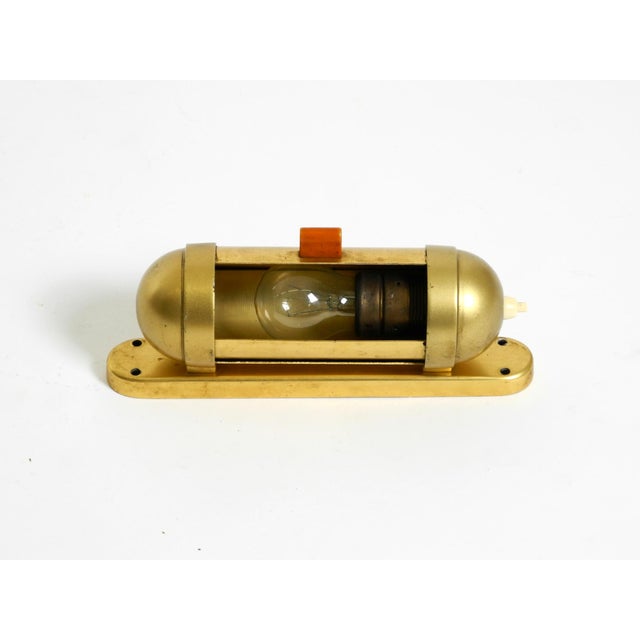 Mid-Century Modern Vintage Cabin Submarine Wall Lamp, 1930s For Sale - Image 3 of 18