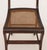 19th Century Victorian Mahogany Side Chair, Carved Floral Crest and Caned Seat For Sale - Image 5 of 9