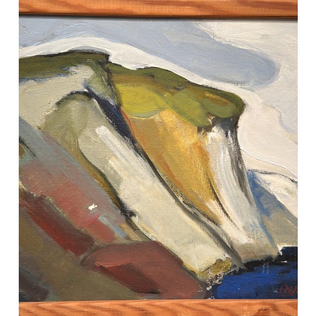 Stig Delang, Landscape, 1950s, Oil on Canvas, Framed For Sale - Image 4 of 18