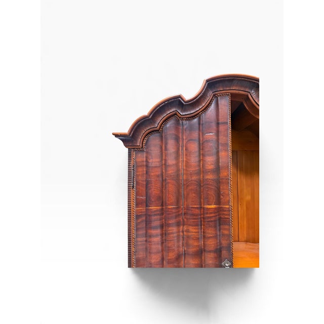Alfonso Marina Alfonso Marina Armario Chippendale Mexicano III Burl Wood Armoire For Sale - Image 4 of 5