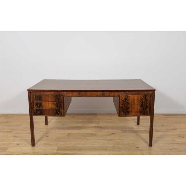 Mid-Century Modern Mid-Century Model Exklusiv Rosewood Desk by Erik Wørts for Ikea, Sweden, 1960s For Sale - Image 3 of 18