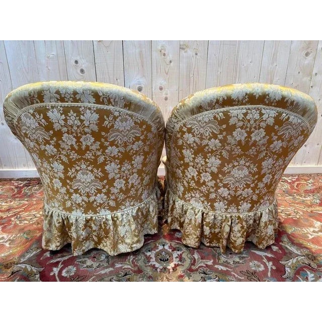 20th Century Crapaud Armchairs, Set of 2 For Sale - Image 3 of 10