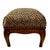 French 19th Century French Fruitwood Bench Upholstered in Scalamandré Cheetah Silk Velvet For Sale - Image 3 of 8