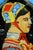 1950s 20th Century, Ceramic Tile, Woman in Sardinian Costume, by c.i.s.a. Sassuolo, Style E. Altara., 1950s For Sale - Image 5 of 13