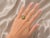 Traditional Late 20th Century 14K Yellow Gold Peridot Smokey Quartz Diamond Ring Band, Size 7 For Sale - Image 3 of 3