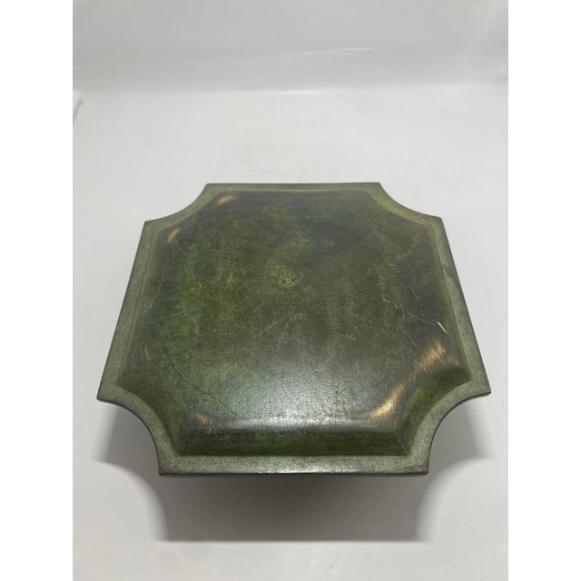 1930s Swedish Bronze Inkwell attributed to GAB, 1930s For Sale - Image 5 of 7