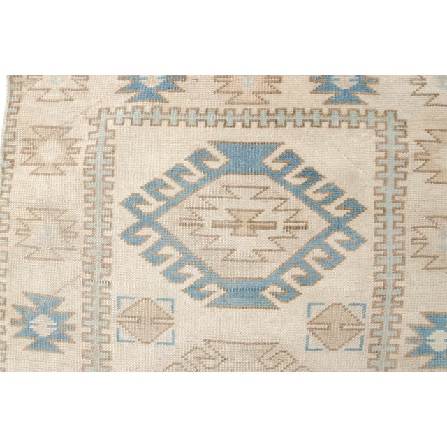 Mid 20th Century Greometric Anatolian Kurdish Carpet For Sale - Image 6 of 10