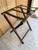 Vintage Ralph Lauren Home Butler's Tray Table | British Colonial Rattan & Brass For Sale - Image 12 of 18