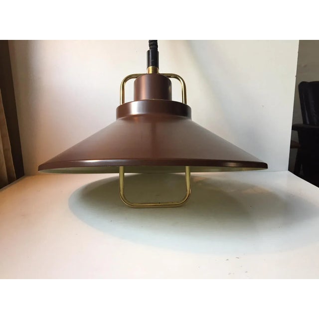 Fog & Mørup Danish Pendant Lamp by Johannes Hammerborg for Fog & Mørup, 1970s For Sale - Image 4 of 4