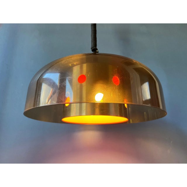 Mid-Century Space Age Pendant Lamp from Herda, 1970s, in None conditions. Designed 1970 to 1979 Up to 250V (Europe/UK...