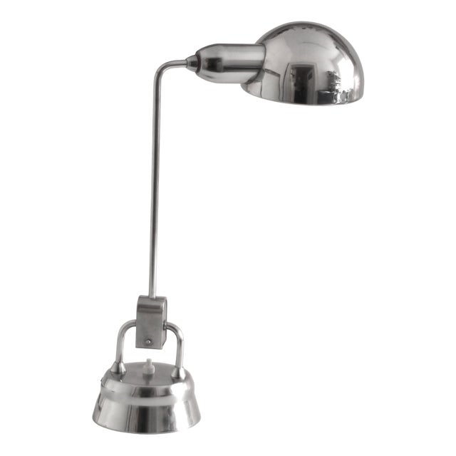 Model 600 Chrome Lamp by Charlotte Perriand for Jumo, 1940s For Sale
