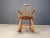Brown Mid-Century Spindle Rocking Chair, 1960s For Sale - Image 8 of 12