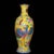 Chinese Vintage Chinese Gilt Copper Enamel "Dragon & Phoenix" Vase, Qianlong Mark - 615g For Sale - Image 3 of 9