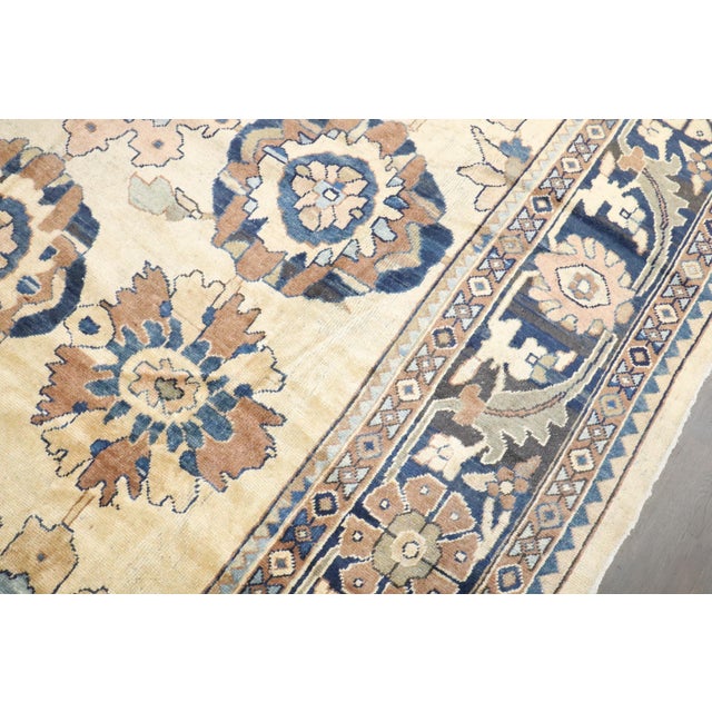Early 20th Century Early 20th Century Zabihi Collection Mahal Large Scale Rug - 9'4" x 12' For Sale - Image 5 of 12