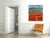 Contemporary French Open by Shaun Ellison in White Frame, Large Art Print On Canvas For Sale - Image 3 of 4