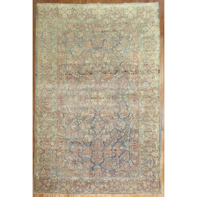 19th Century Zabihi Collection Oversize Persian Sarouk Rug - 10'3" x 17'5" For Sale - Image 9 of 12