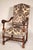 Baroque Pair of Louis XIV Style Walnut Armchairs With Lion Carved Arms For Sale - Image 3 of 12