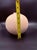 1980s Vintage 1981 Fitz and Floyd Matte Pink Ceramic Swirl Ball Vase - Japan For Sale - Image 5 of 5