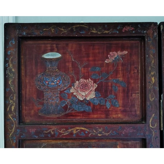 19th Century Antique Chinese Coromandel Screen For Sale - Image 5 of 18