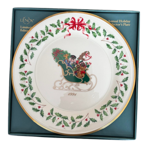 Lenox 1991 Holiday Christmas Serving Plate First Limited Edition