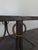 Neoclassical Side Table in Wrought Iron and Glazed Glass For Sale - Image 4 of 8