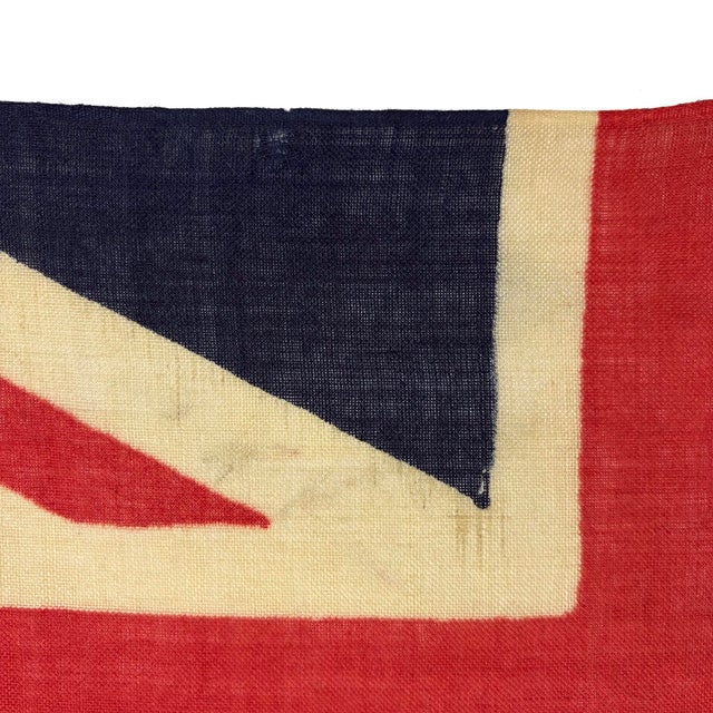 Textile Vintage Wool Flag of New Zealand, Red Ensign For Sale - Image 7 of 8
