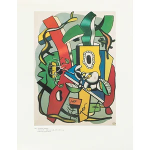 1990 After Fernand Leger "Still Life", Full-Color Parisian Print