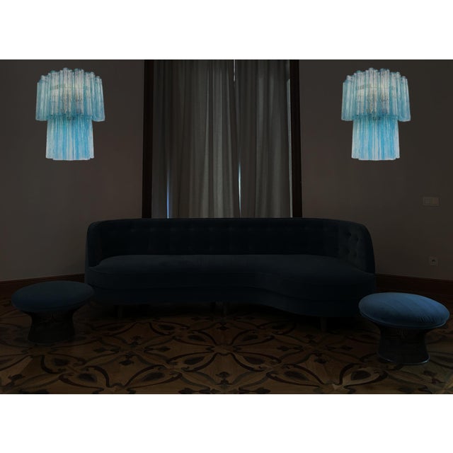 Murano Glass Tube Wall Sconces, 1990, Set of 2 For Sale - Image 4 of 17