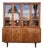 Mid-Century Modern Walnut China Cabinet Hutch For Sale