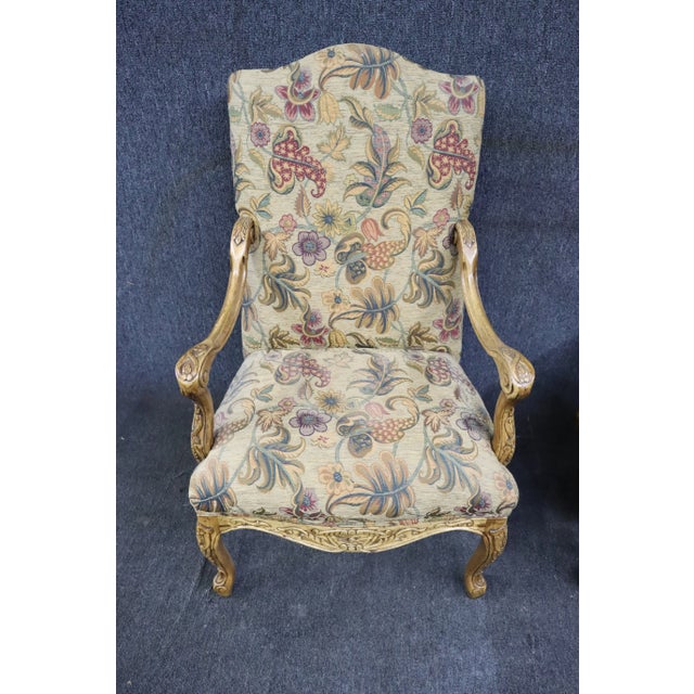 Fruitwood Carved Armchairs/Pair For Sale In Philadelphia - Image 6 of 12