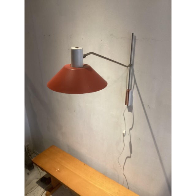 Model 7078 Wall Lamp by J. J. M. Hoogervorst for Anvia, 1950s For Sale - Image 4 of 10