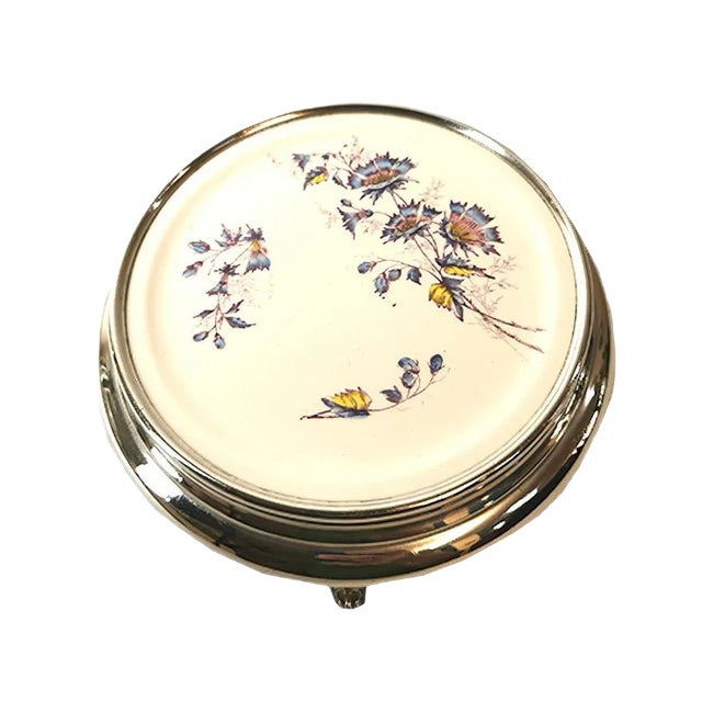 Antique Porcelain Coaster from Rörstrand For Sale