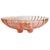 Beautiful Art Deco fruit bowl made of rosaline glass in antique pink from the 1930s. Art Deco bowl or salad bowl. Large,...