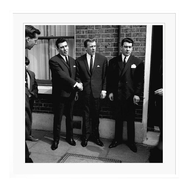 Kray Brothers Framed in White For Sale