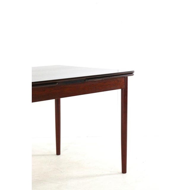 Brown Extendable Rosewood Stenstrup Dining Table For Sale - Image 8 of 16