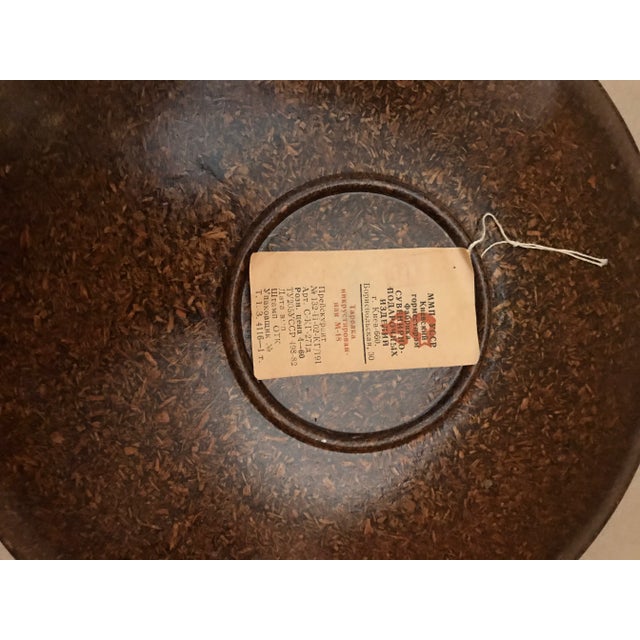 Early 20th Century Russian Inlay Marquetry Plate For Sale - Image 4 of 6