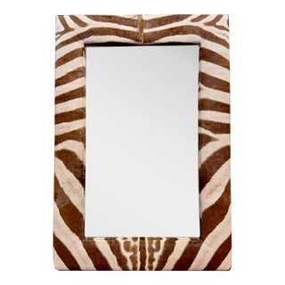 Zebra Hide Mirror For Sale