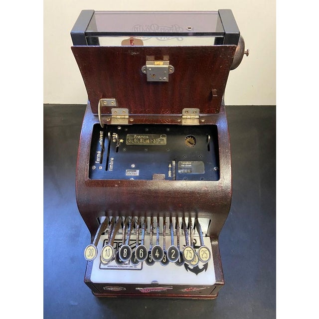 Vintage German Mechanical Cash Register, 1920s For Sale - Image 9 of 16