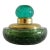 Italian Hand-Blown Murano & Brass Incense Atomizer With Bubble Inclusions, Exclusively for Bergdorf-Goodman For Sale