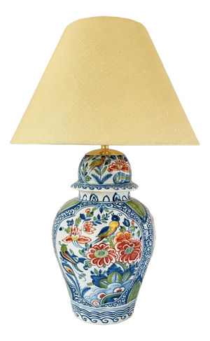 Antique Table Lamp from Royal Tichelaar Makkum