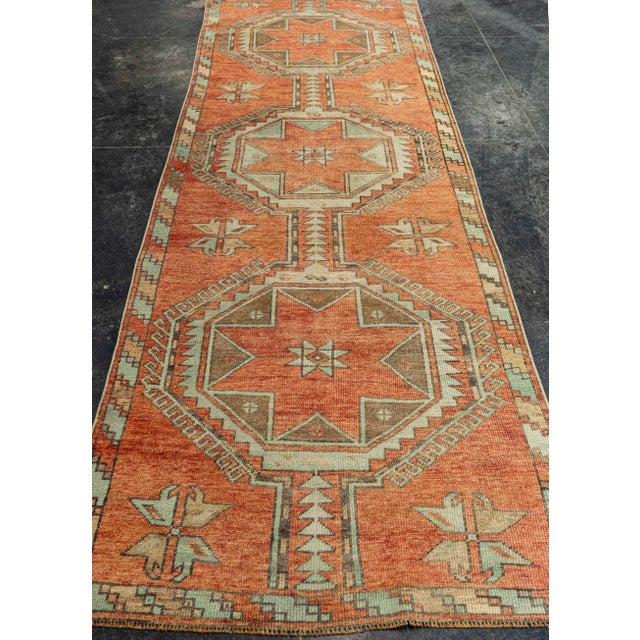 Turkish Vintage Rug 3'4" x 10' #22634 Explore a curated collection of hallway runners, wool rugs, and handmade...